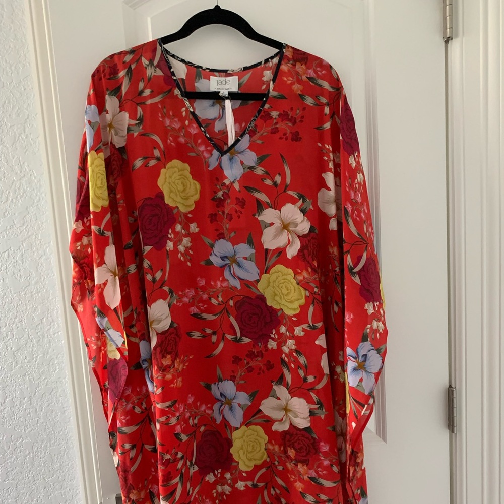 Johnny Was Vega Tunic Dress Sz L. Silk